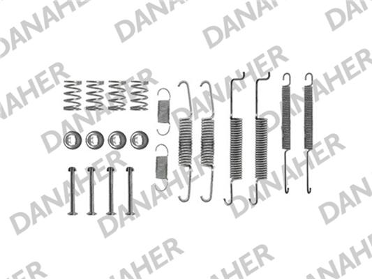 Danaher 7597 - Комплектуючі, барабанний гальмівний механізм autocars.com.ua