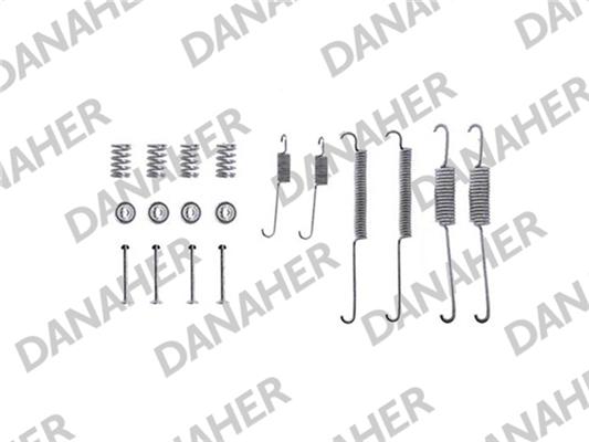 Danaher 7640 - Комплектуючі, барабанний гальмівний механізм autocars.com.ua