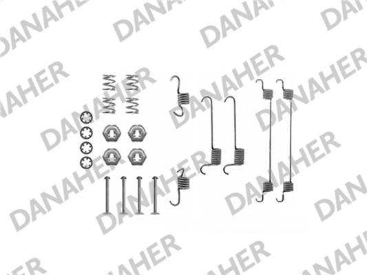 Danaher 7650 - Комплектуючі, барабанний гальмівний механізм autocars.com.ua