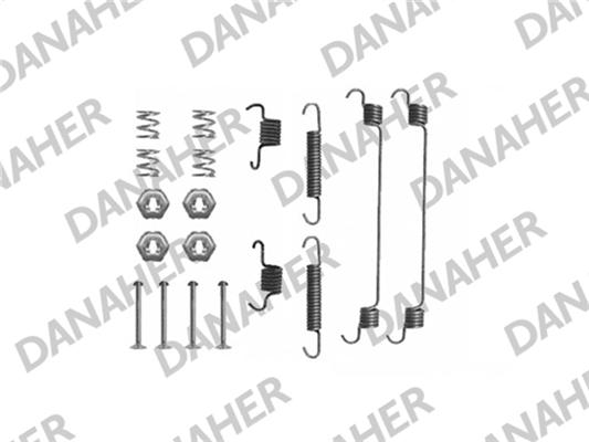 Danaher 7657 - Комплектуючі, барабанний гальмівний механізм autocars.com.ua