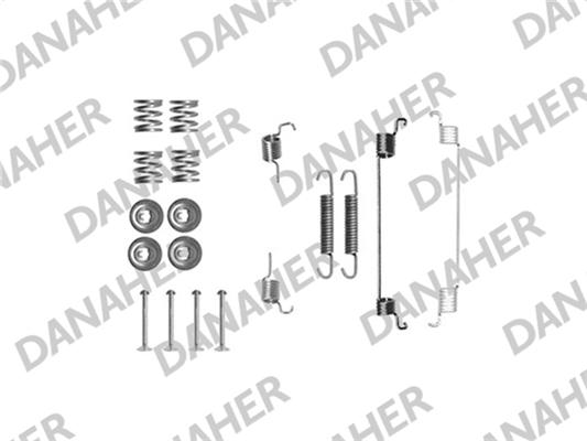 Danaher 7672 - Комплектуючі, барабанний гальмівний механізм autocars.com.ua