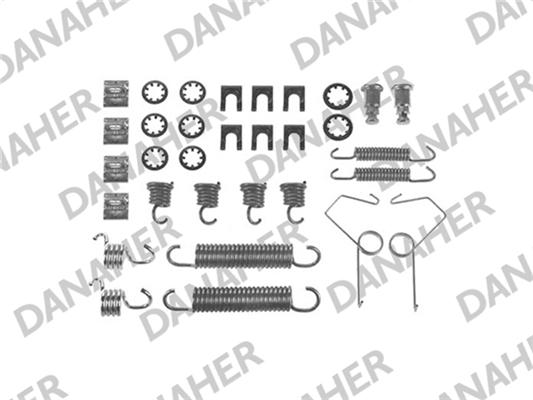 Danaher 7686 - Комплектуючі, барабанний гальмівний механізм autocars.com.ua