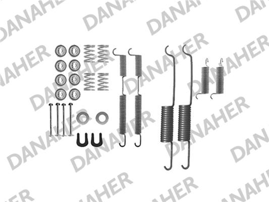 Danaher 7687 - Комплектующие, барабанный тормозной механизм autodnr.net