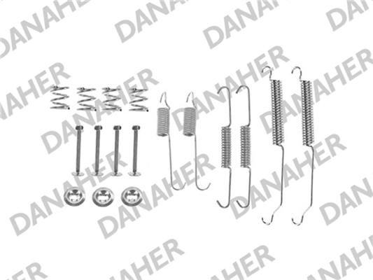 Danaher 7701 - Комплектуючі, барабанний гальмівний механізм autocars.com.ua