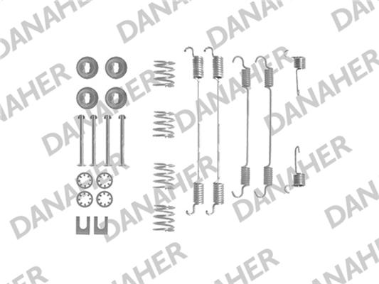Danaher 7747 - Комплектуючі, барабанний гальмівний механізм autocars.com.ua