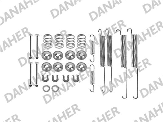 Danaher 7787 - Комплектуючі, барабанний гальмівний механізм autocars.com.ua