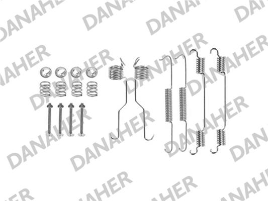 Danaher 7804 - Комплектуючі, барабанний гальмівний механізм autocars.com.ua