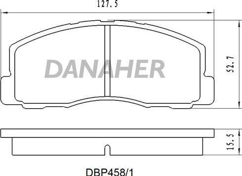 LPR 5P254 - Гальмівні колодки, дискові гальма autocars.com.ua