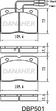 Stark SKBP-0011336 - Гальмівні колодки, дискові гальма autocars.com.ua