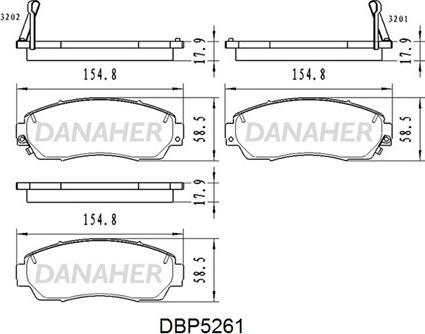 MDR MFP-2434 - Гальмівні колодки, дискові гальма autocars.com.ua