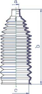 DA SILVA K5574 - Комплект пилника, рульове управління autocars.com.ua