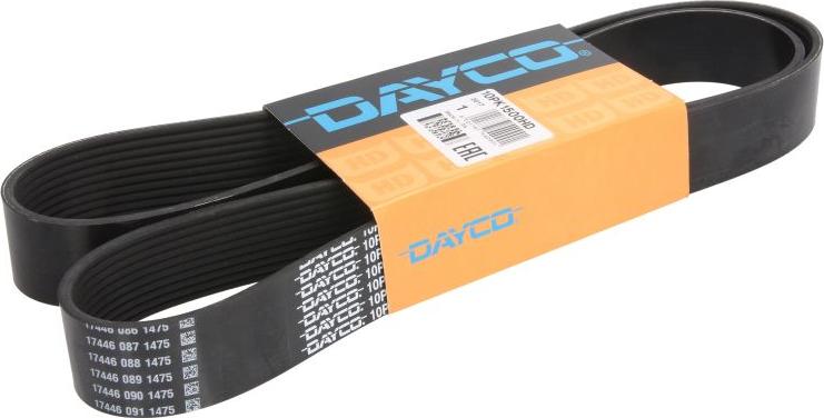 DAYCO 10PK1500HD - Поликлиновой ремінь autocars.com.ua