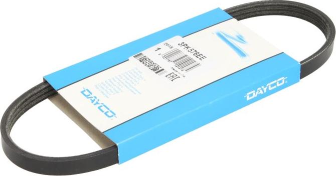 Dayco 3PK576EE - Поликлиновой ремінь autocars.com.ua