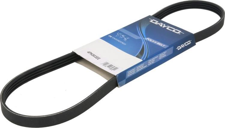 DAYCO 4PK903EE - Поликлиновой ремінь autocars.com.ua