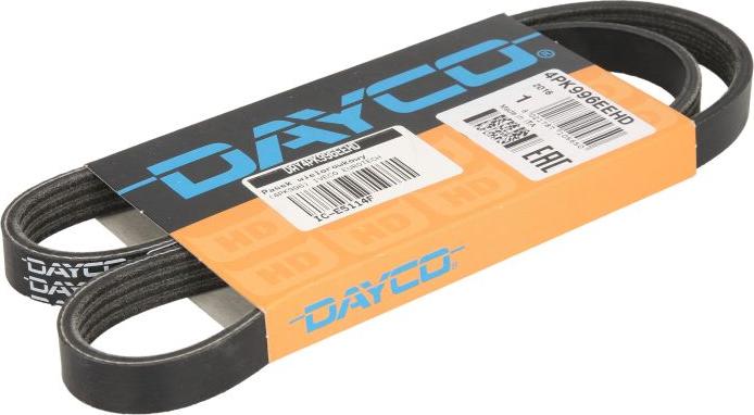 DAYCO 4PK996EEHD - Поликлиновой ремінь autocars.com.ua