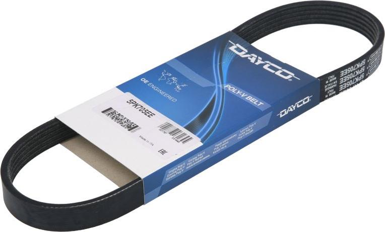 DAYCO 5PK705EE - Поликлиновой ремінь autocars.com.ua