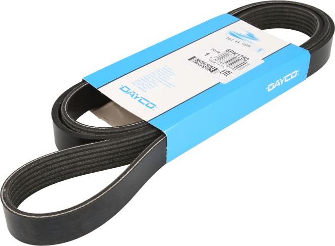 DAYCO 6PK1750 - Поликлиновой ремінь autocars.com.ua