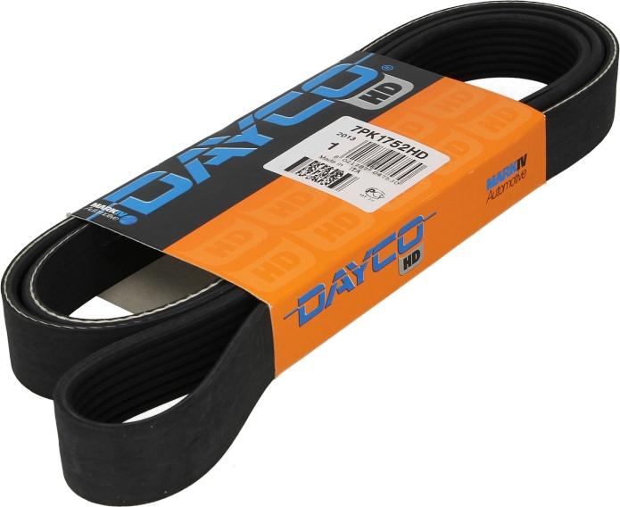 Dayco 7PK1752HD - Поликлиновой ремінь autocars.com.ua
