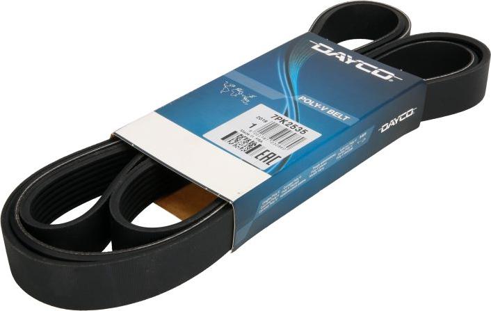 DAYCO 7PK2535 - Поликлиновой ремінь autocars.com.ua