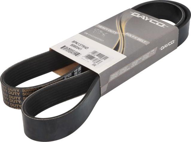 Dayco 8PK1375HD - Поликлиновой ремінь autocars.com.ua