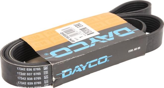 Dayco 8PK1509HD - Поликлиновой ремінь autocars.com.ua