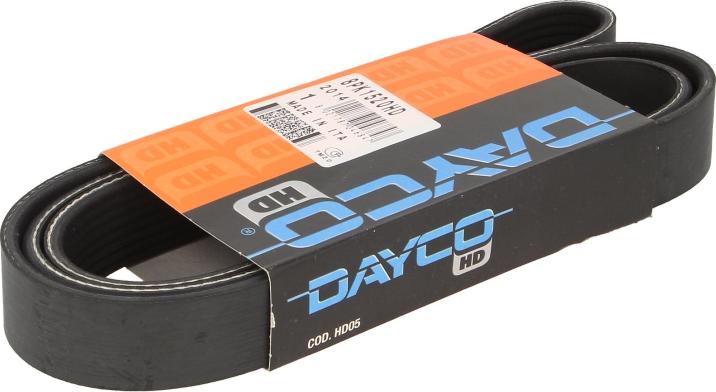 DAYCO 8PK1520HD - Поликлиновой ремінь autocars.com.ua