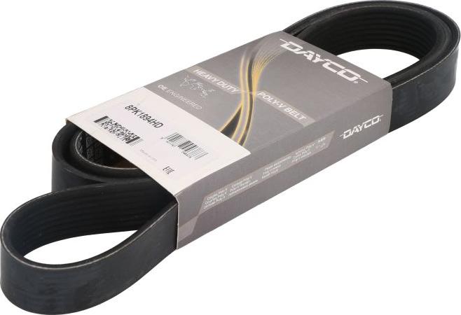 Dayco 8PK1894HD - Поликлиновой ремінь autocars.com.ua