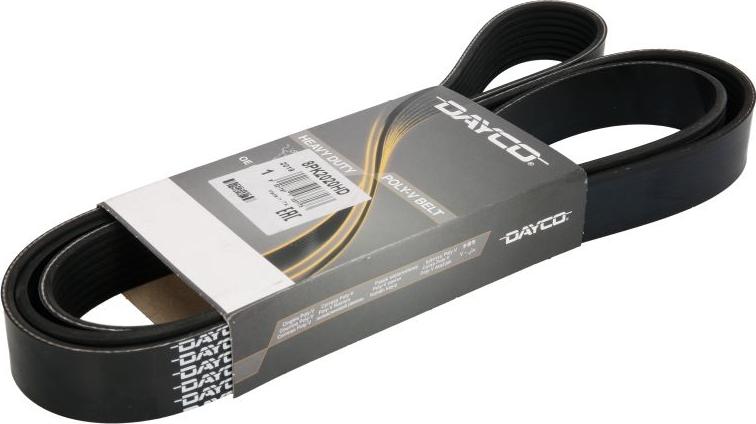 Dayco 8PK2020HD - Поликлиновой ремінь autocars.com.ua