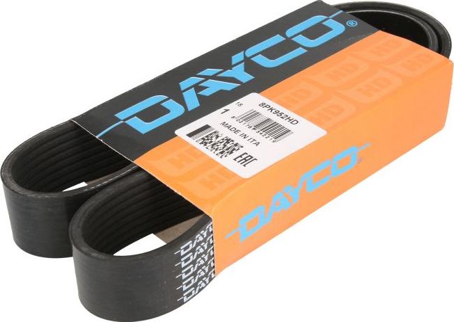 DAYCO 8PK952HD - Поликлиновой ремінь autocars.com.ua