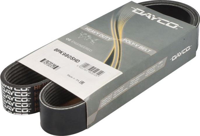 DAYCO 8PK980SHD - Поликлиновой ремінь autocars.com.ua