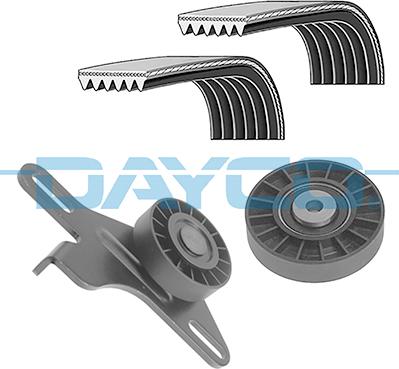 DAYCO KPV461 - Поликлиновий ремінний комплект autocars.com.ua