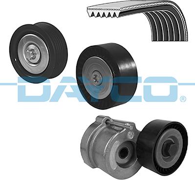 DAYCO KPV484 - Поликлиновий ремінний комплект autocars.com.ua