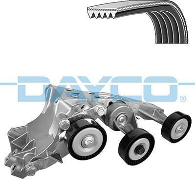 Dayco KPV514 - Поликлиновый ременный комплект autodnr.net