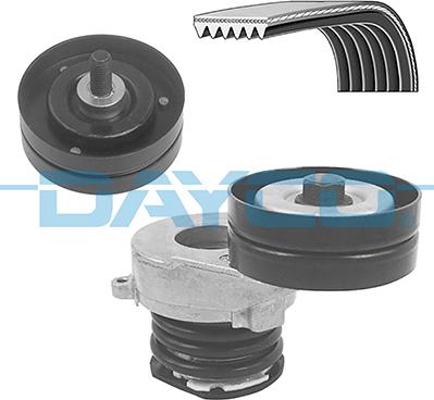 Dayco KPV606 - Поликлиновый ременный комплект autodnr.net