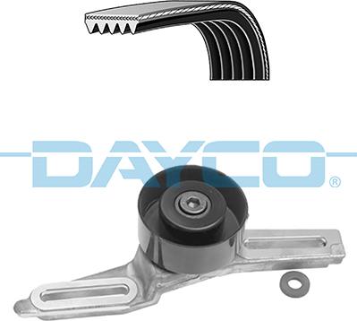 Dayco KPV634 - Комплект ременя генератора autocars.com.ua