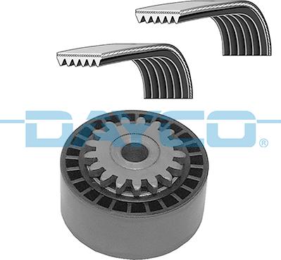 DAYCO KPV668 - Поликлиновий ремінний комплект autocars.com.ua