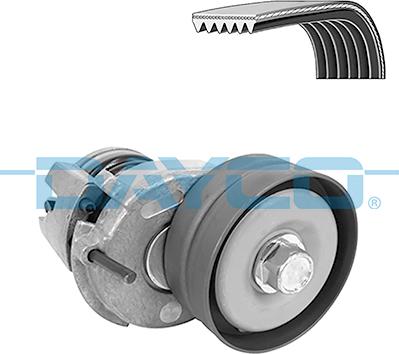 Dayco KPV669 - Поликлиновий ремінний комплект autocars.com.ua