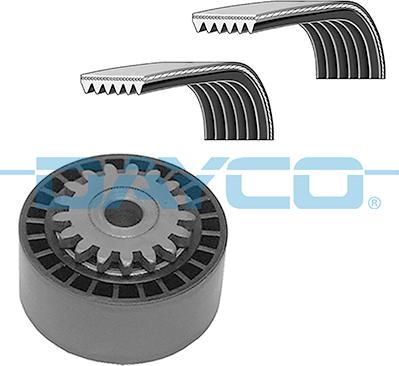 DAYCO KPV690 - Поликлиновий ремінний комплект autocars.com.ua