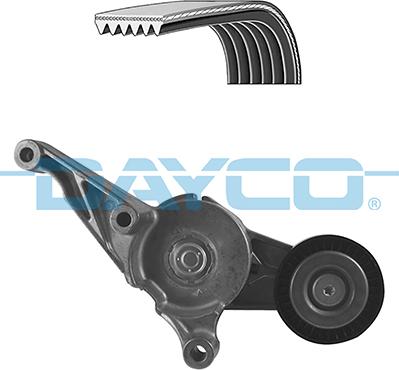 Dayco KPV703 - Поликлиновий ремінний комплект autocars.com.ua