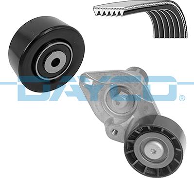 DAYCO KPV834 - Поликлиновий ремінний комплект autocars.com.ua