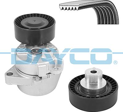 Dayco KPV907 - Поликлиновый ременный комплект autodnr.net