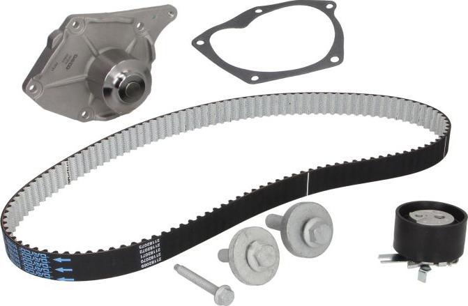 DAYCO KTBWP5320 - Водяний насос + комплект зубчатого ременя autocars.com.ua