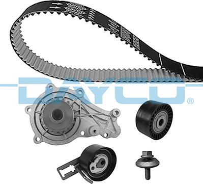 DAYCO KTBWP9590K - Водяний насос + комплект зубчатого ременя autocars.com.ua