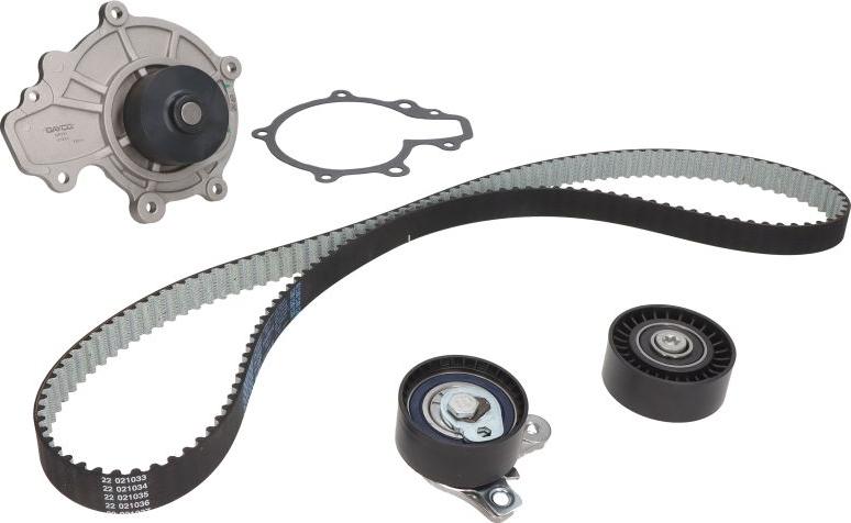 DAYCO KTBWP9760 - Водяний насос + комплект зубчатого ременя autocars.com.ua