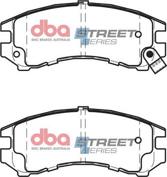 DBA Australia DB1117SS - Тормозные колодки, дисковые, комплект avtokuzovplus.com.ua