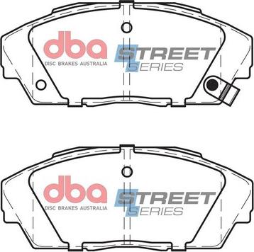 DBA Australia DB1133SS - Тормозные колодки, дисковые, комплект avtokuzovplus.com.ua