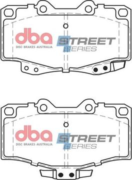 DBA Australia DB1149SS - Тормозные колодки, дисковые, комплект avtokuzovplus.com.ua