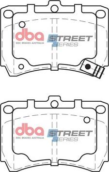 DBA Australia DB1158SS - Тормозные колодки, дисковые, комплект avtokuzovplus.com.ua