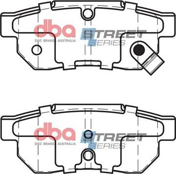 DBA Australia DB1163SS - Тормозные колодки, дисковые, комплект avtokuzovplus.com.ua