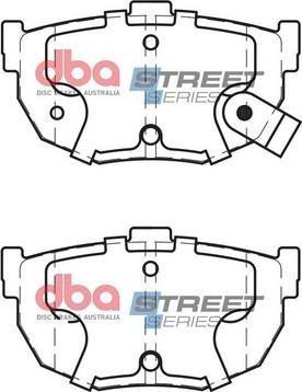 DBA Australia DB1166SS - Тормозные колодки, дисковые, комплект avtokuzovplus.com.ua